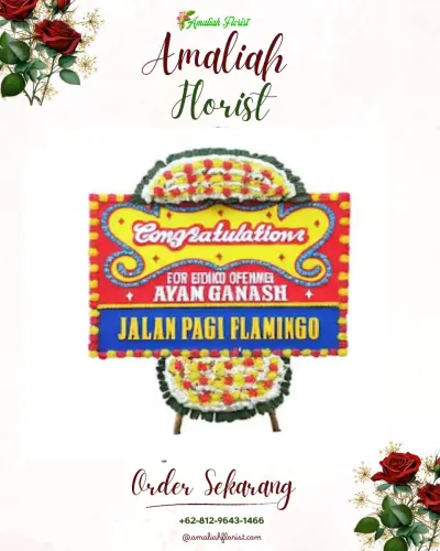 Bunga Papan Congratulation di Karangkancana